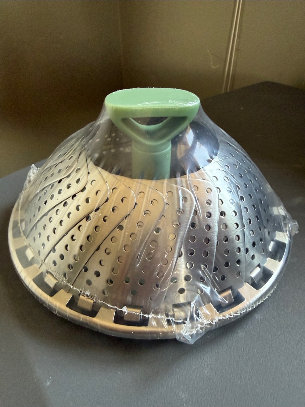Stainless Steel Vegetable Steamer Basket - Silver